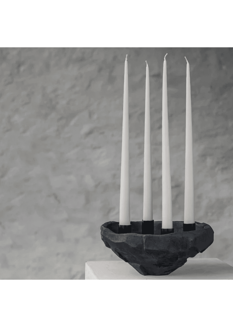 Mette Ditmer Nuki Candle Bowl, Black