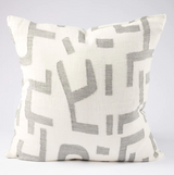 Eadie Lifestyle Antico Cushion, White/Slate