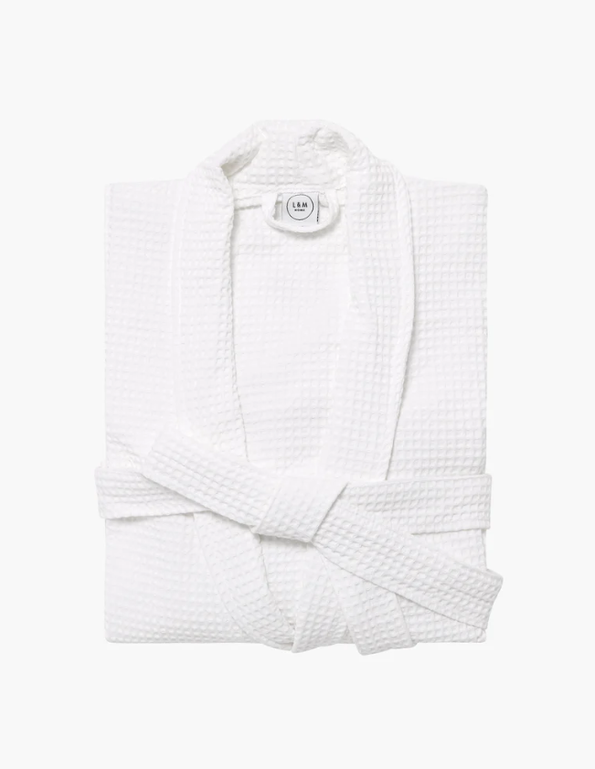 L&M Spa Waffle Bathrobe