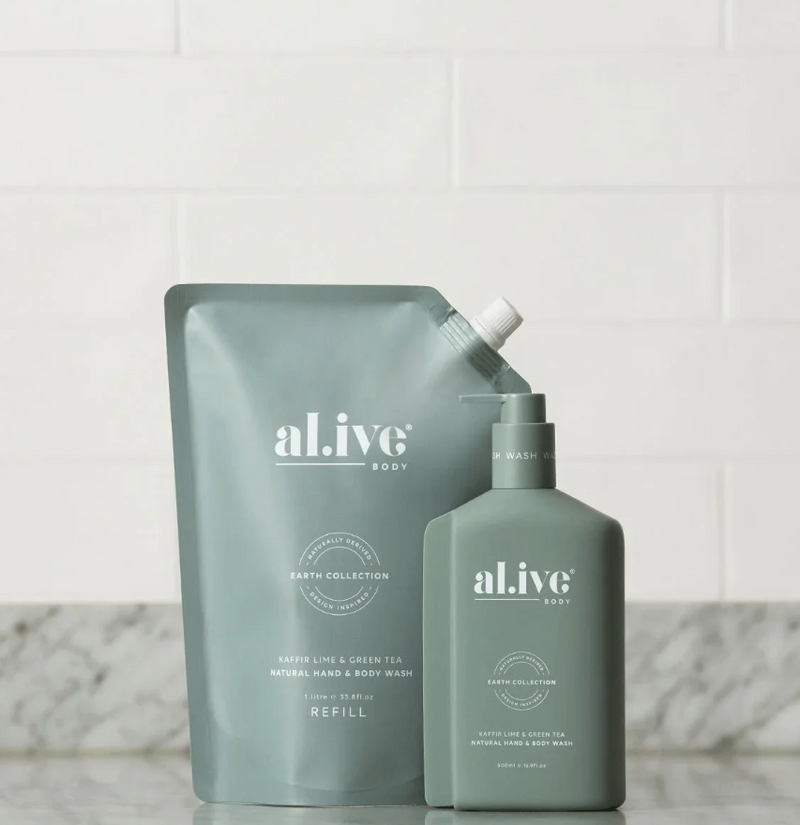 Al.ive Kaffir Lime & Green Tea Wash Refill