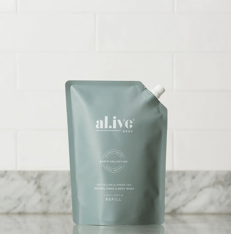 Al.ive Kaffir Lime & Green Tea Wash Refill