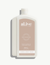 Al.ive 1L Wash Refill, Apricot & Sweet Fig