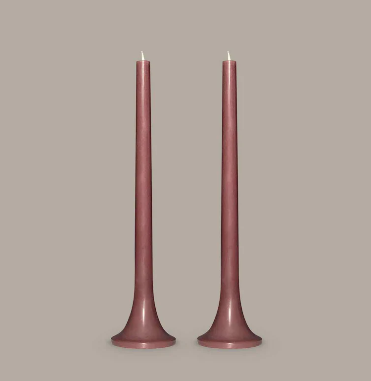 Candle Kiosk Tusk Taper, pair