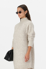 Elka Collective Asta knit dress, White marlee