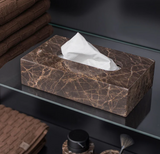 Mette Ditmer Marble Tissue Cover, Brown