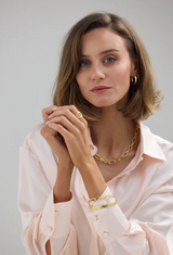 Thurston & Lovey Raya Necklace, Gold