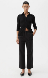 Morrison, Vaucluse Crop Trouser, Black