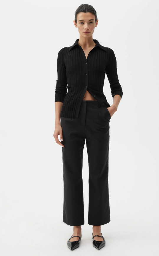 Morrison, Vaucluse Crop Trouser, Black