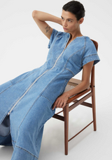 Morrison, 'Clovelly' Denim Dress, Light Blue