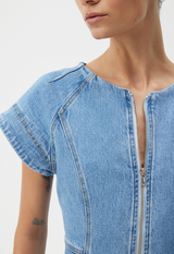 Morrison, 'Clovelly' Denim Dress, Light Blue