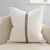 Eadie Orion Cushion, White/Choc