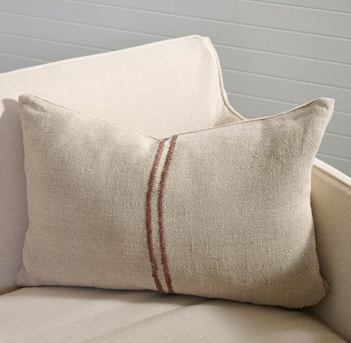 Eadie Orion Cushion, Nat/Choc