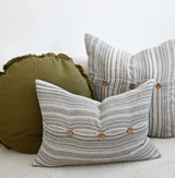 Eadie Coast Cushion, Multi Stripes