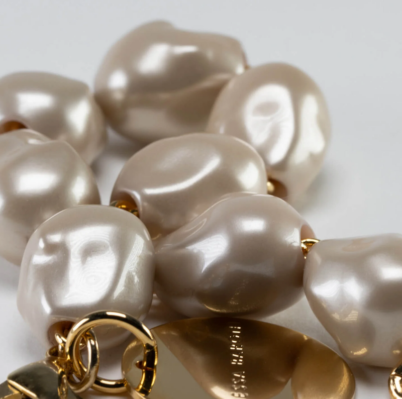 Vanessa Baroni Organic Pearl Bracelet, Champagne