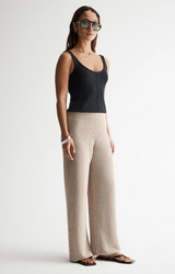 Elka Collective, Aspen Crochet Pant, Taupe