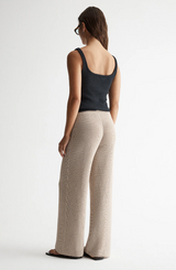 Elka Collective, Aspen Crochet Pant, Taupe