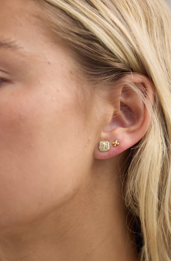 Thurston & Lovey Rose earrings, Gold