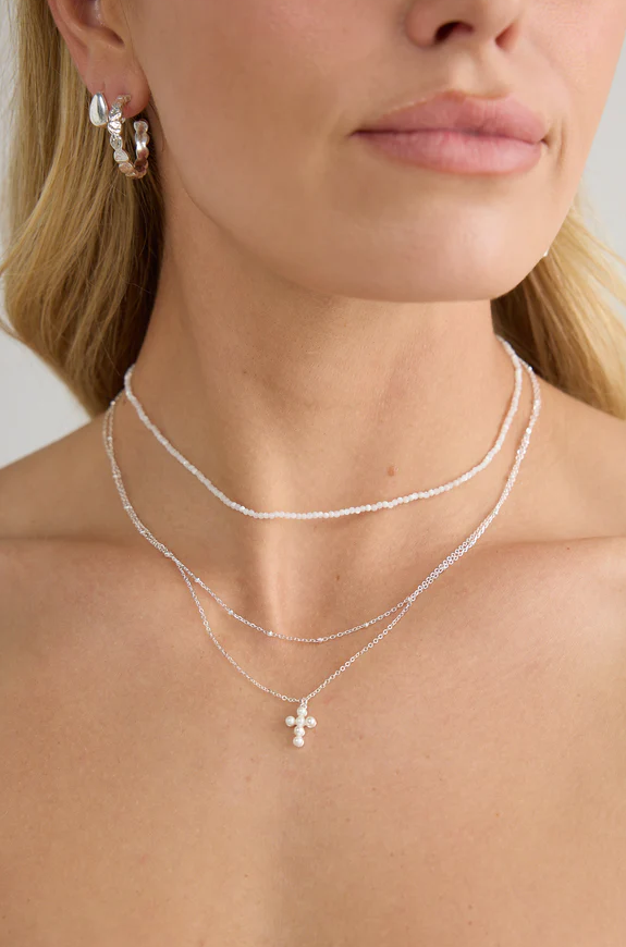 Thurston & Lovey Halo Necklace, MOP