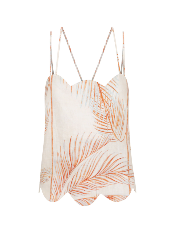 Morrison Rowie Linen Cami, Print