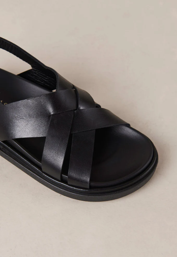 Aloha, Trunca padded black sandal