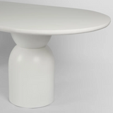 Olive Dining Table, White