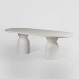 Olive Dining Table, White