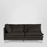 Aura Linen Sofa, Charcoal