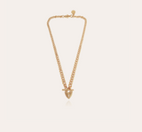 Gas Bijoux Locked Necklace, Gold