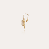 Gas Bijoux Serti Talisman Mother of Pearl Earring