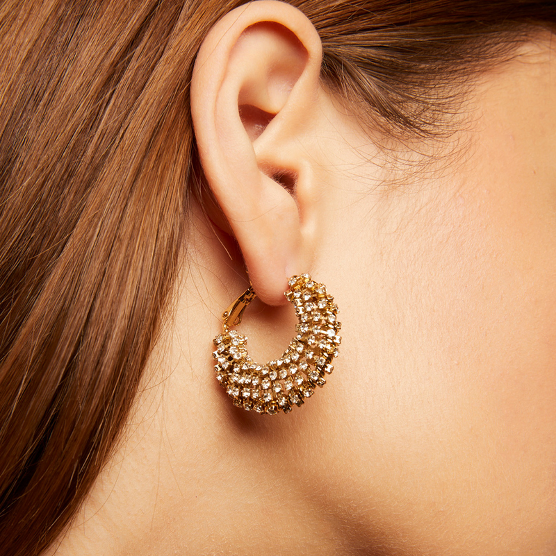 Gas Bijoux Izzia Strass Earrings