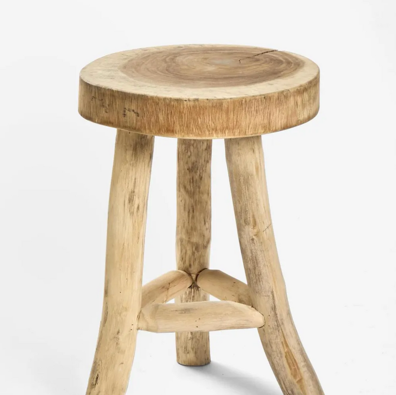 Cancun Wooden Stool