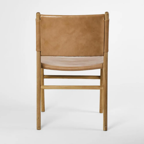 Marvin Dining Chair, Toffee Leather