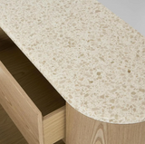 Arlo Bedside Light Oak & Terrazzo