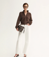 Elka Leon Knit Cardigan, Chocolate