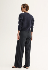 Elka Abigail Knit Cardigan, Midnight/Navy