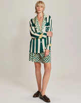 Audrey Collar Jacket, Sporty Jade