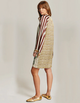 Alani Boat Neck Mini Dress, Sporty Jade