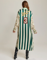 Athena Collar Button Up  Dress, Sporty Jade