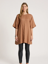 Eb+Ive Bajau Tunic Dress, Clay