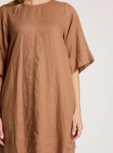 Eb+Ive Bajau Tunic Dress, Clay