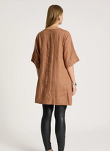 Eb+Ive Bajau Tunic Dress, Clay