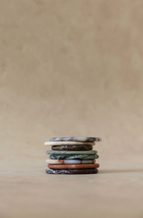 Anchor Stone Coasters 4 Pack, White Onyx