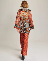 Lucia Kimono Belted Jacket, Rodeo