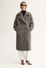 Elka Collective Montana Coat, Warm Grey