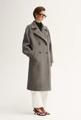 Elka Collective Montana Coat, Warm Grey