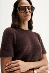 Elka Collective Mochi Knit Top, Shiraz