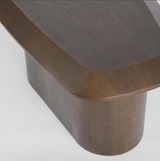 Monolith Coffee Table, small dark walnut