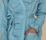 Heirloom Lace Robe, Blue
