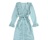 Heirloom Lace Robe, Blue