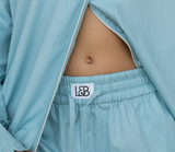 Heirloom Lace Long Sleeve Pyjama Set, Blue